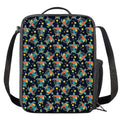 Retro Sea Turtle Pattern Print Crossbody Lunch Bag