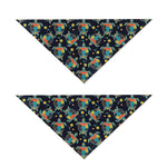 Retro Sea Turtle Pattern Print Dog Bandana