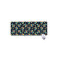 Retro Sea Turtle Pattern Print Extended Mouse Pad