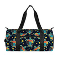 Retro Sea Turtle Pattern Print Gym Bag