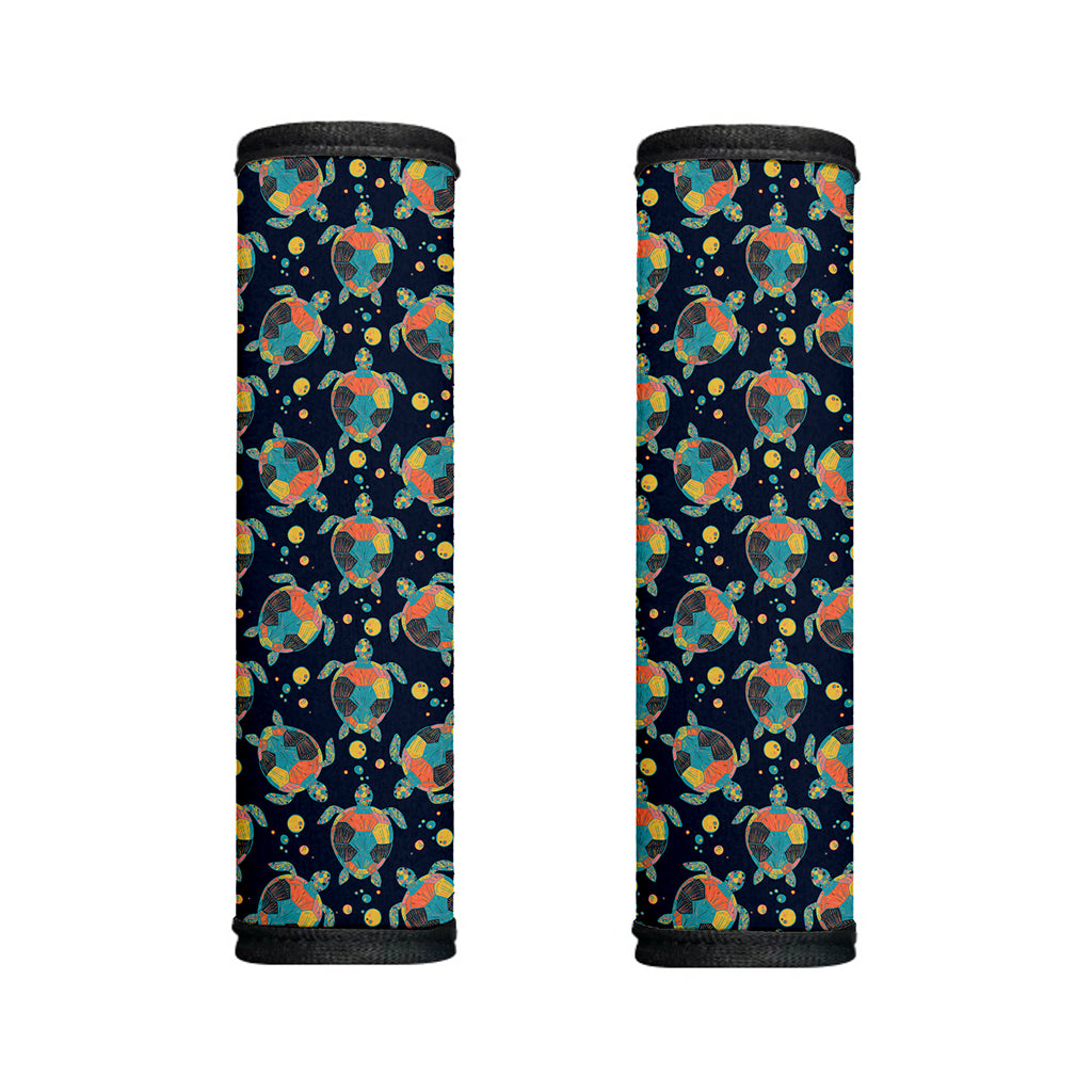 Retro Sea Turtle Pattern Print Handle Covers