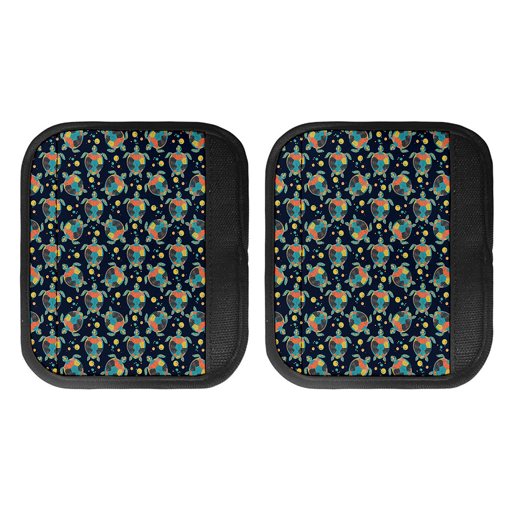 Retro Sea Turtle Pattern Print Handle Covers