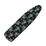 Retro Sea Turtle Pattern Print Ironing Board Cover