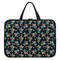 Retro Sea Turtle Pattern Print Laptop Sleeve With Handle