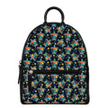 Retro Sea Turtle Pattern Print Leather Backpack