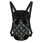 Retro Sea Turtle Pattern Print Pet Carrier Backpack