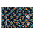 Retro Sea Turtle Pattern Print Placemat