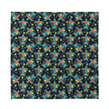 Retro Sea Turtle Pattern Print Silk Bandana