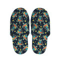 Retro Sea Turtle Pattern Print Slippers