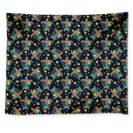 Retro Sea Turtle Pattern Print Tapestry
