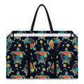 Retro Sea Turtle Pattern Print Utility Tote Bag