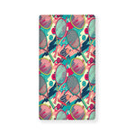 Retro Tennis Pattern Print Baby Crib Sheet