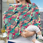 Retro Tennis Pattern Print Baby Seat Cover