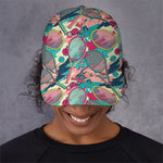 Retro Tennis Pattern Print Baseball Cap