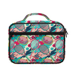 Retro Tennis Pattern Print Briefcase Bible Bag