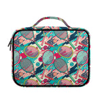 Retro Tennis Pattern Print Briefcase Bible Bag