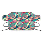 Retro Tennis Pattern Print Car Windshield Snow Cover