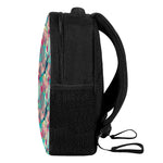 Retro Tennis Pattern Print Casual Backpack
