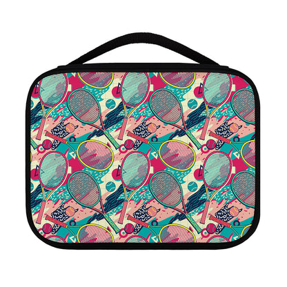 Retro Tennis Pattern Print Classic Bible Case