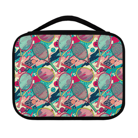 Retro Tennis Pattern Print Classic Bible Case