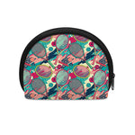Retro Tennis Pattern Print Coin Purse