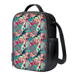 Retro Tennis Pattern Print Crossbody Lunch Bag