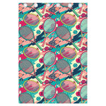 Retro Tennis Pattern Print Curtain