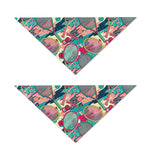 Retro Tennis Pattern Print Dog Bandana