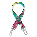 Retro Tennis Pattern Print Dog Seat Belt