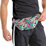 Retro Tennis Pattern Print Fanny Pack