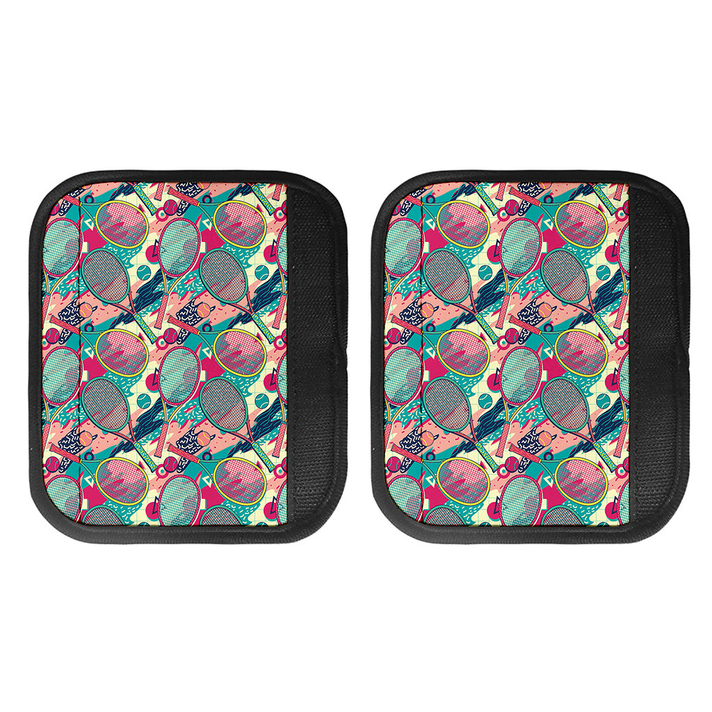 Retro Tennis Pattern Print Handle Covers