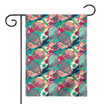 Retro Tennis Pattern Print House Flag