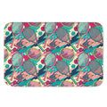Retro Tennis Pattern Print Indoor Door Mat