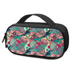 Retro Tennis Pattern Print Insulin Cooler Travel Case