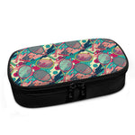Retro Tennis Pattern Print Insulin Cooler Travel Case