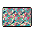 Retro Tennis Pattern Print Kitchen Mat