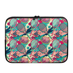 Retro Tennis Pattern Print Laptop Sleeve