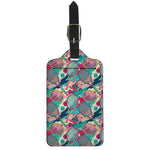 Retro Tennis Pattern Print Luggage Tag