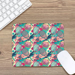 Retro Tennis Pattern Print Mouse Pad