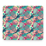 Retro Tennis Pattern Print Mouse Pad