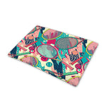 Retro Tennis Pattern Print Pet Cooling Mat Cover