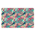 Retro Tennis Pattern Print Polyester Doormat