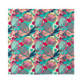Retro Tennis Pattern Print Silk Bandana