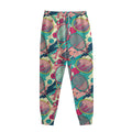 Retro Tennis Pattern Print Sweatpants