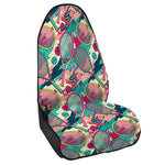 Retro Tennis Pattern Print Waterproof Car Seat Cover