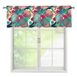 Retro Tennis Pattern Print Window Valance
