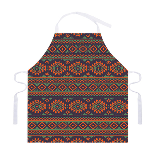 Retro Tribal Navajo Pattern Print Adjustable Apron