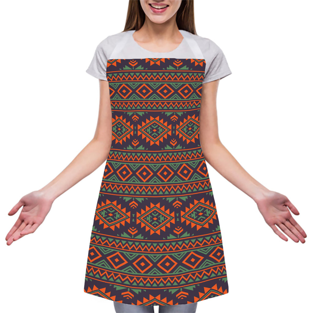 Retro Tribal Navajo Pattern Print Adjustable Apron