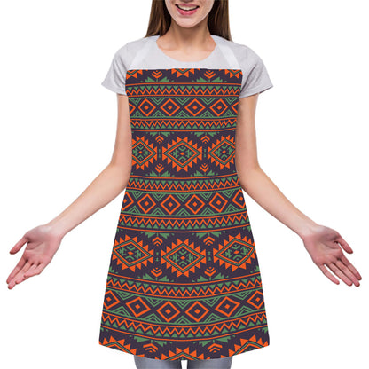 Retro Tribal Navajo Pattern Print Adjustable Apron