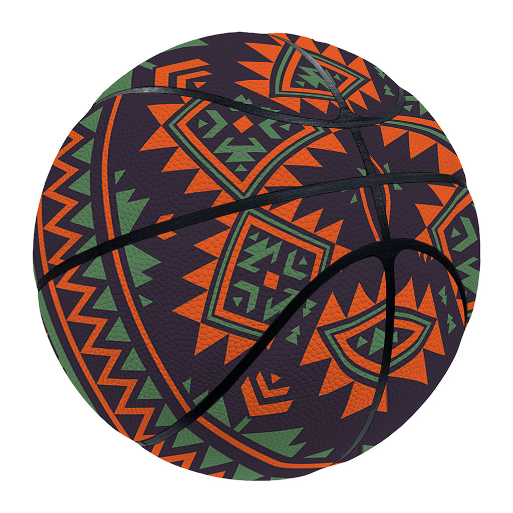 Retro Tribal Navajo Pattern Print Basketball